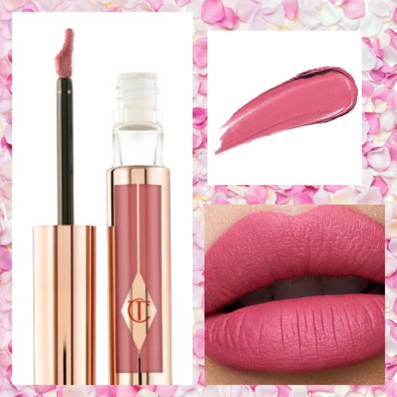 Charlotte Tilbury Hollywood Lips Matte Lip Gloss - Pin Up Pink - NIB - $34 MSRP - Picture 11 of 11